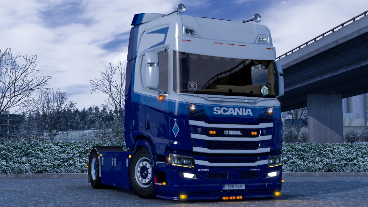 WF Truckstyling Rudd Borst skin for Scania NG R
